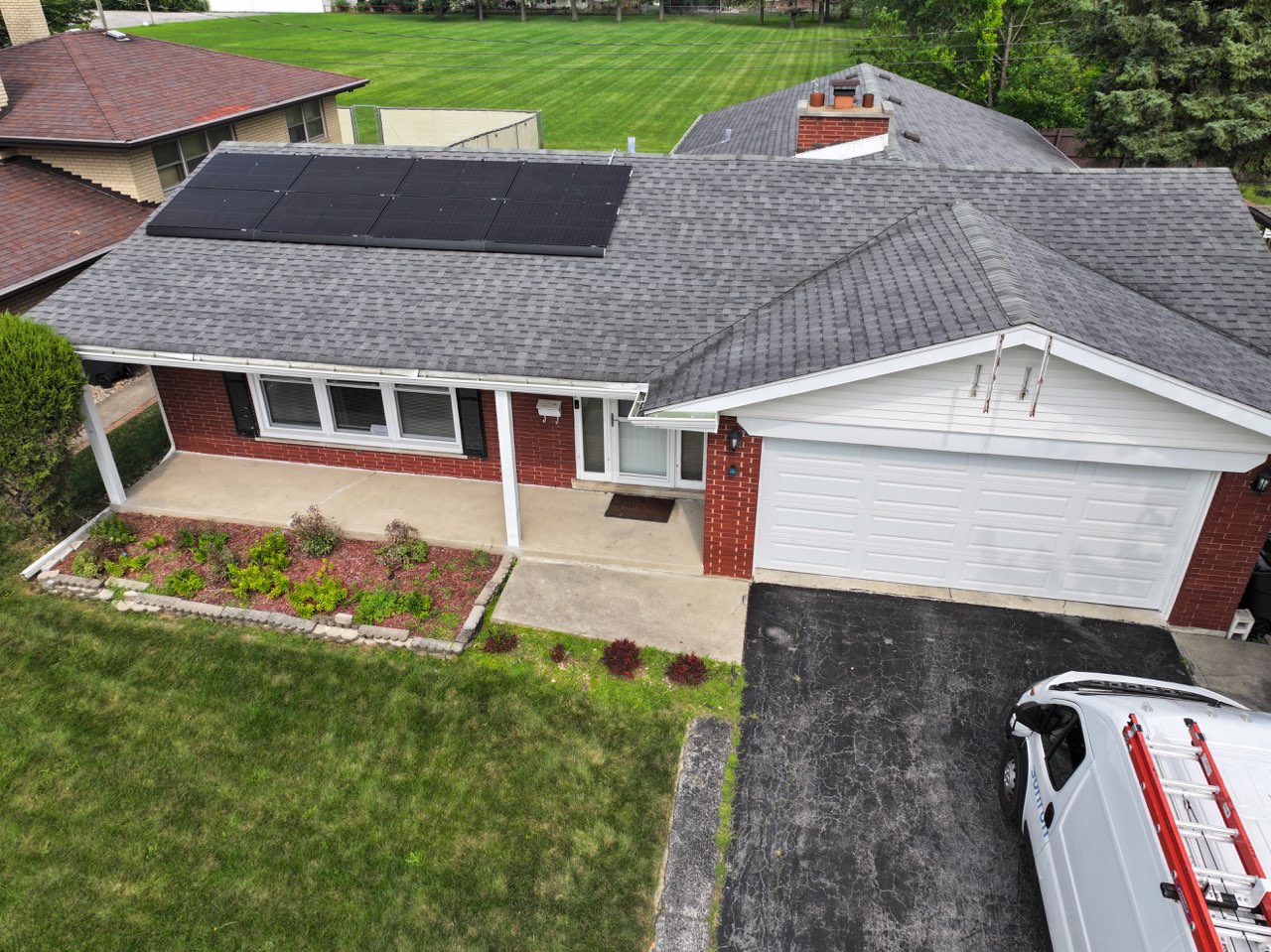 Ranch home solar